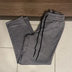 a new day Black and White Checkered Joggers